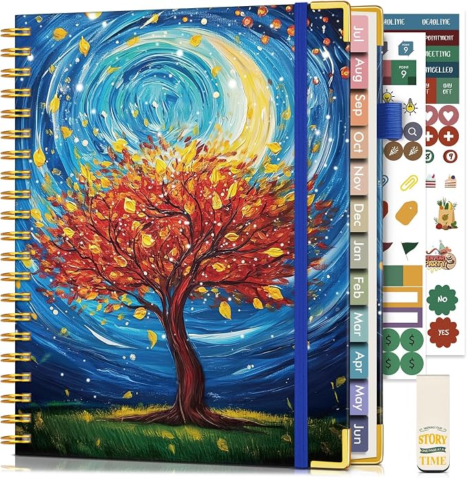 Academic Planner 2026-2027, Hardcover Weekly and Monthly Calendar Planner from by Unknown
