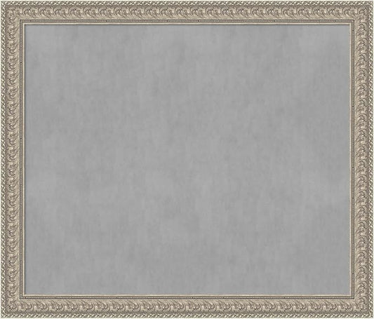 Amanti Art Silver Framed Magnetic Board 47x55 Oversize Vision Board by AmantiArt
