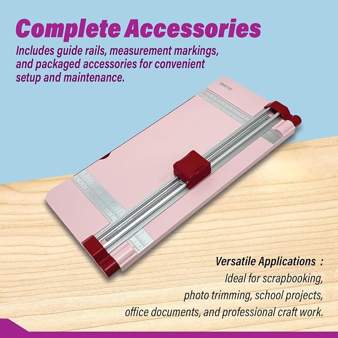 12" Portable Paper Cutter with Safety Guard - Image 5