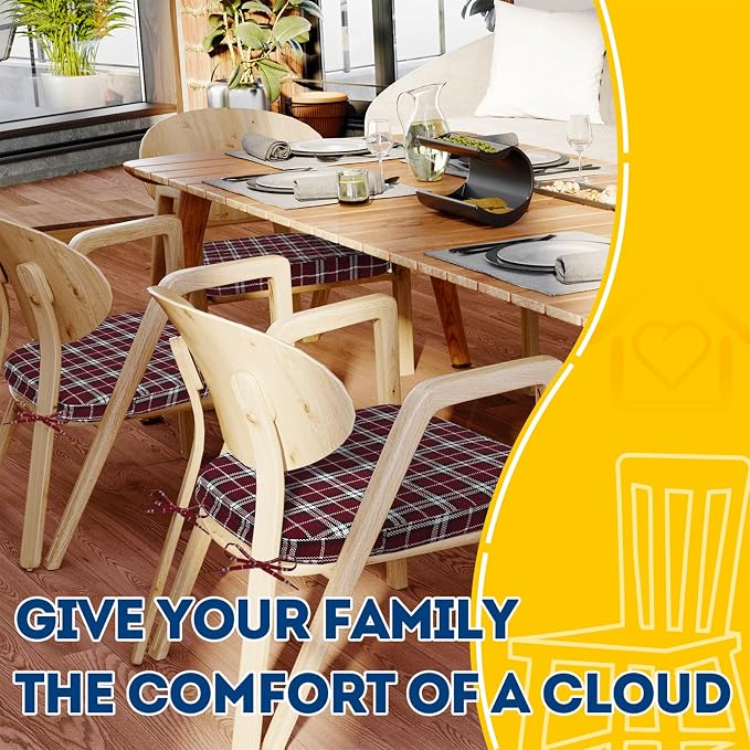 AAAAAcessories D-Shaped Chair Cushions, Machine-Washable Cover - Image 6
