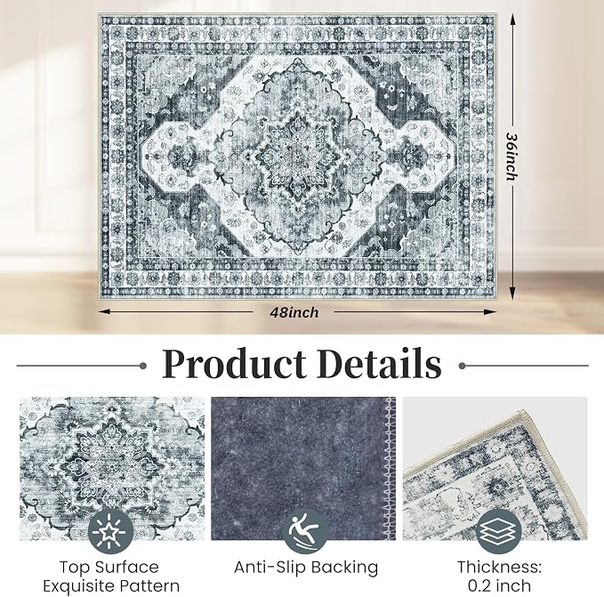 Office Chair Mat for Hardwood Floor&Tile Floor, Under Desk Rug for Rolling - Image 2
