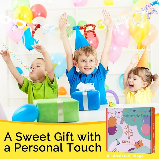 11" Clear Acrylic Letter & Number Charcuterie Tray-Reusable Fillable Alphabet - Image 5
