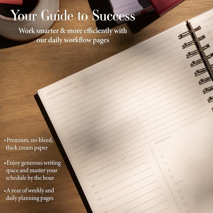 Anecdote Spiral Planner w/2026-2027 Calendar | Start Anytime - Image 3