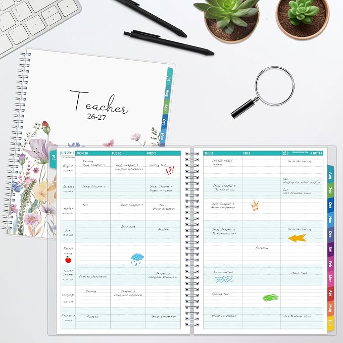 GoiUnlt Teacher Planner 2026-2027, JUL. 2026 – JUN. 2027, Lesson Planner - Image 2