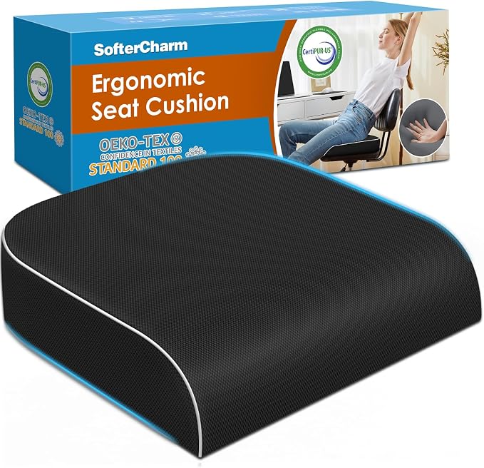 Seat Cushion, Memory Foam Office Chair Cushions by Unknown