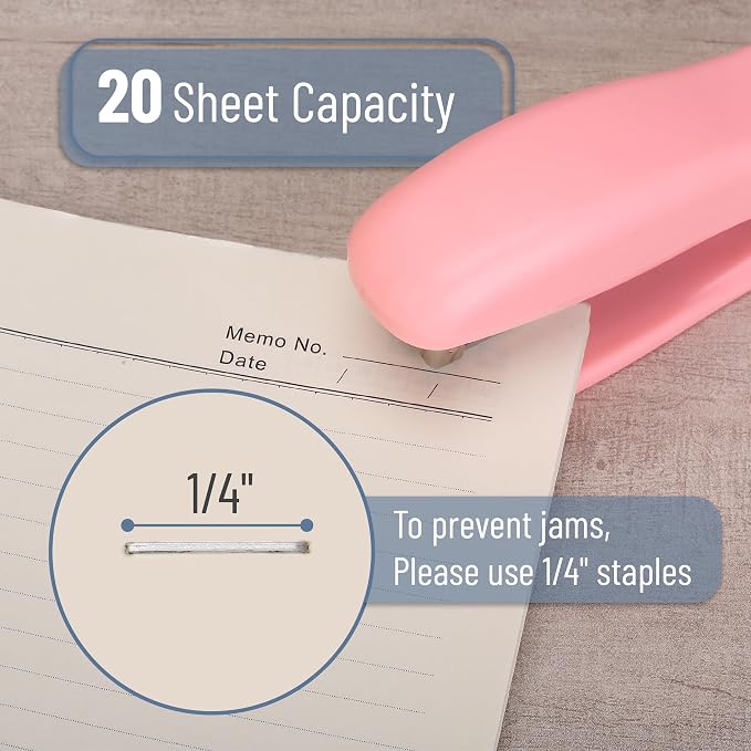 Mr. Pen- Office Stapler with Staples, 2 Pack, 200 Staples 1/4" | 20 Sheet - Image 3
