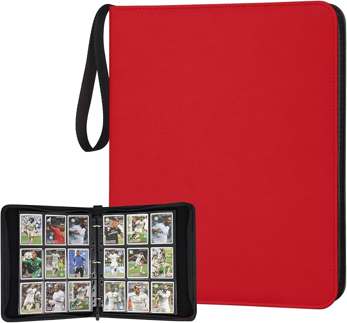 Trading Card Binder, Card Collection Binder Album Folder by Foalgo
