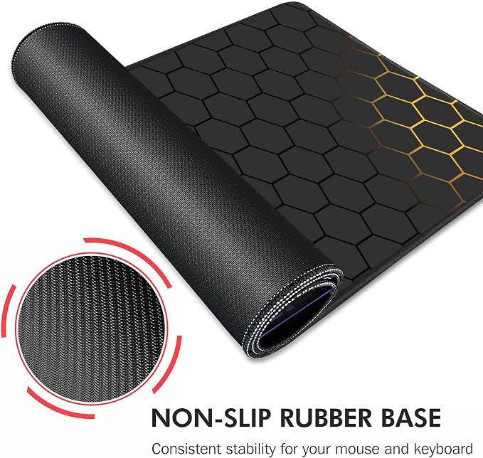Galdas Mouse Pad for Gaming, XXL XL Large Mouse Mat Long Extended Mousepad Desk - Image 5