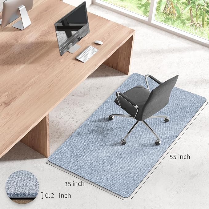 Office Chair Mat for Hardwood Floor, Large Computer Gaming Chair Mat, Tile - Image 5