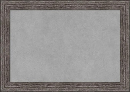 Amanti Art Grey Framed Magnetic Board 15x21 Small Vision Board by AmantiArt