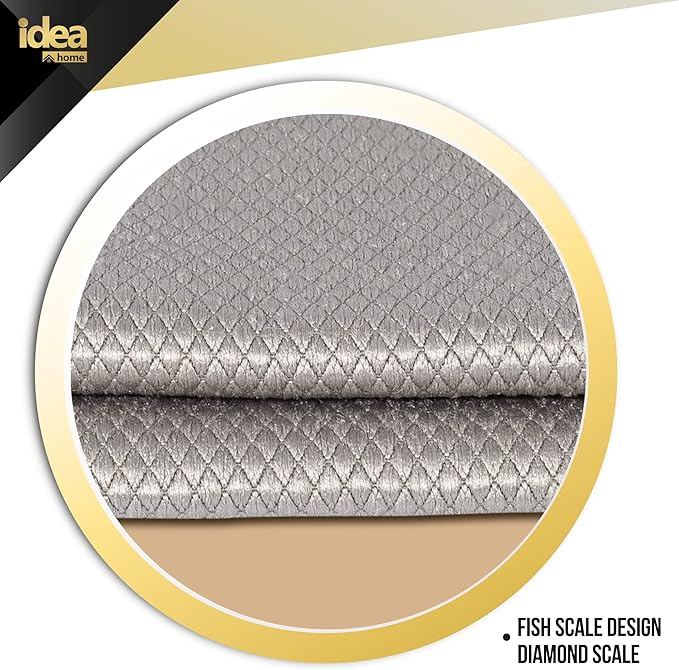 Idea Home Premium Microfiber Cleaning Cloth Ultra Absorbent Streak and Lint Free Fish Scale Large 16 x 24 Polishing Glass Drying Towel (2 Pack)-DeskLoop Office