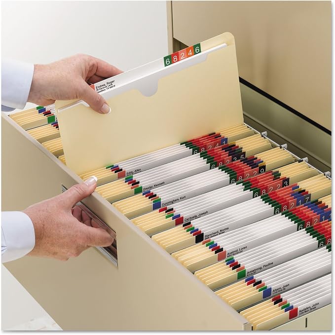 Smead File Jacket, Reinforced Straight-Cut Tab, 1-1/2" Expansion, Letter Size - Image 2