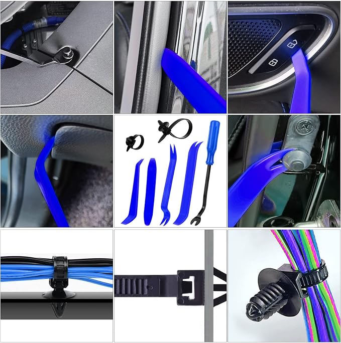 1365Pcs Car Push Retainer Clips Body Clips Plastic Fasteners Kit Fender Rivet - Image 5