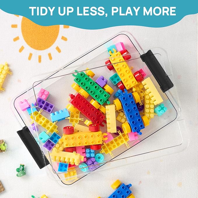 Vtopmart 6 Qt Plastic Storage Bins - Image 6