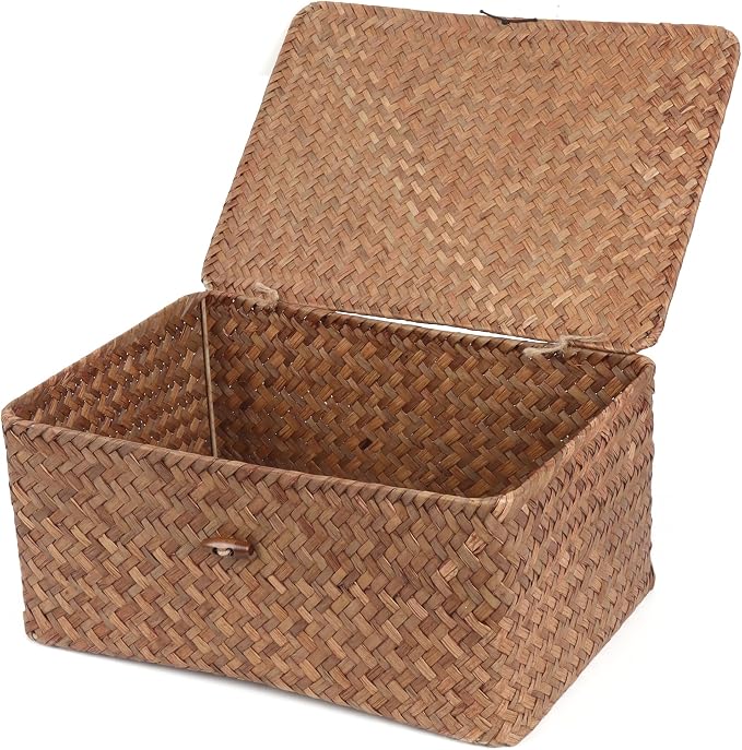 FEIALNDUO Wicker Shelf Baskets by FEILANDUO