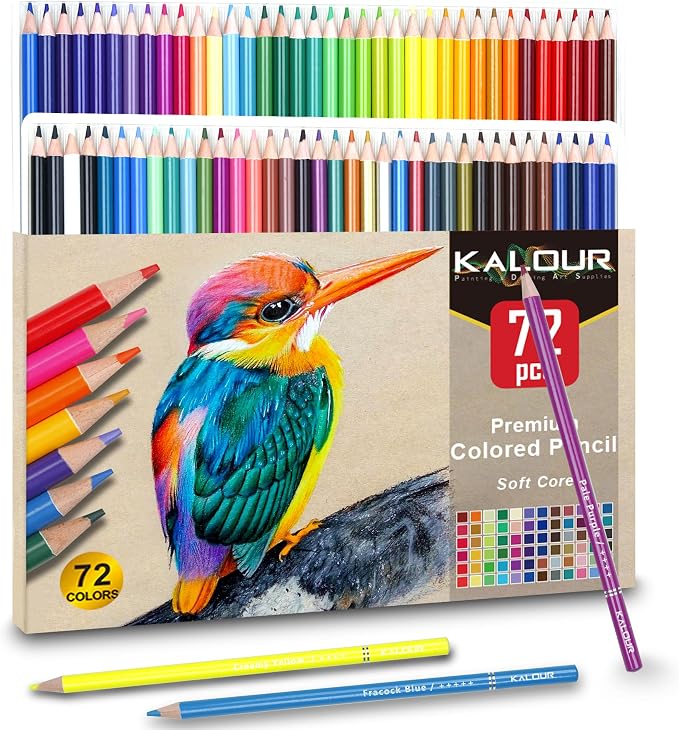 KALOUR 72 Count Colored Pencils - Image 7