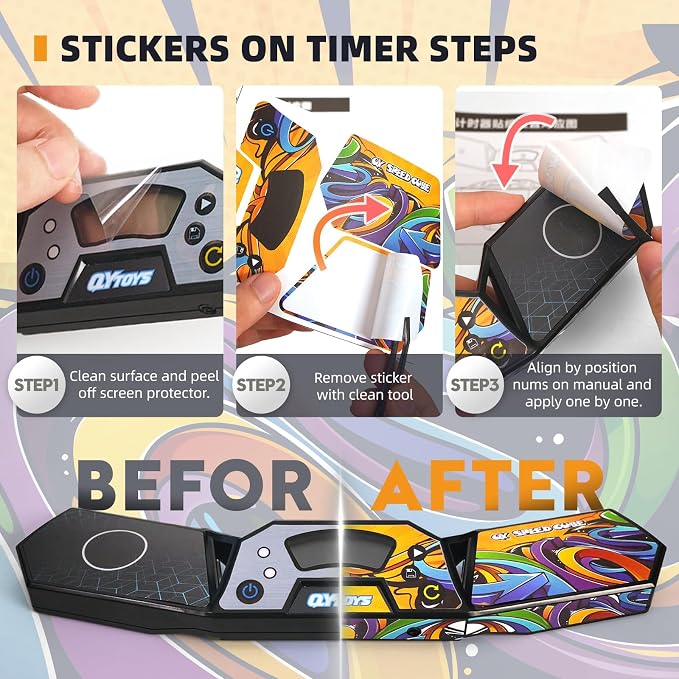 Professional Speed Cube Timer, Touch Control Timer - Image 2