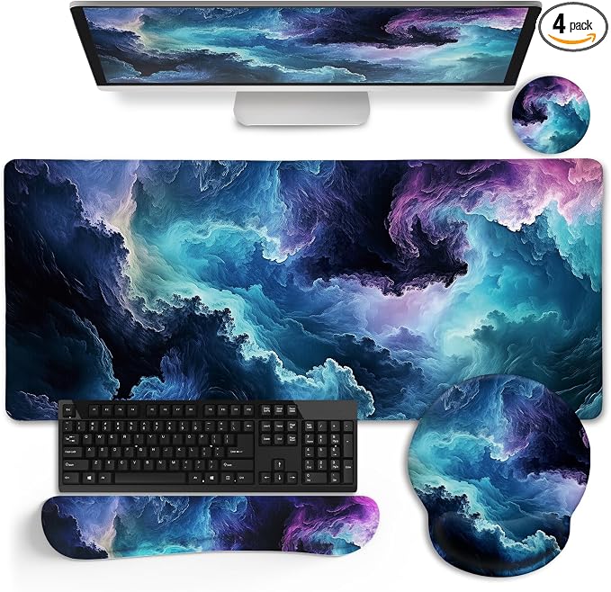 LIMKRIAN Galaxy Mouse Pad Large Desk Matt by LIMKRIAN