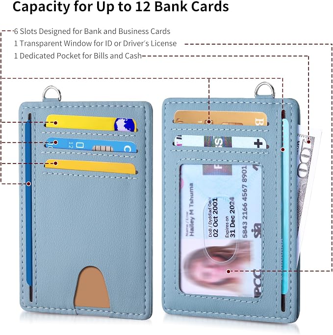 Mayski Slim Wallet, Credit Card Holder - Image 6