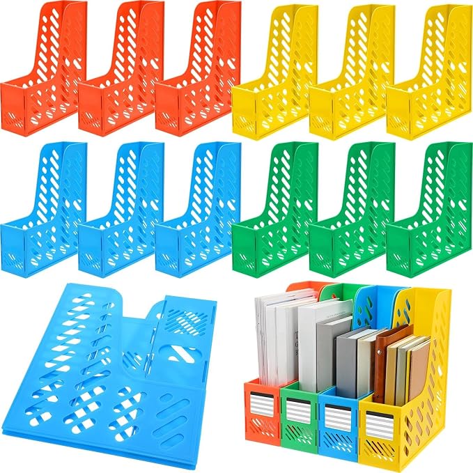Glenmal 12 Pack Magazine Organizers Binder Organizer by Glenmal