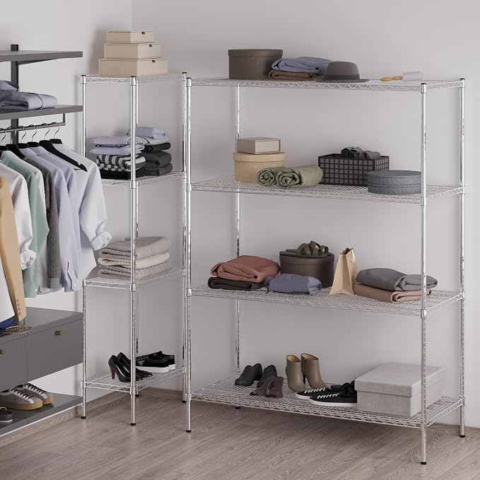 Regal Altair 24" Deep x 54" Wide x 74" Height Wire Shelving Kit | 4-Tier | NSF - Image 7