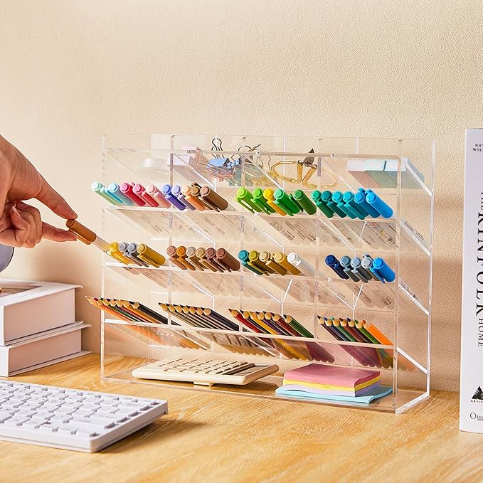 MotiMind Acrylic Pen Organizer Storage - Image 3