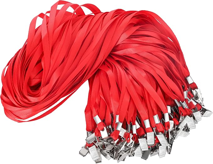 LOCONHA 100 Pack Red lanyards Lanyards by LOCONHA