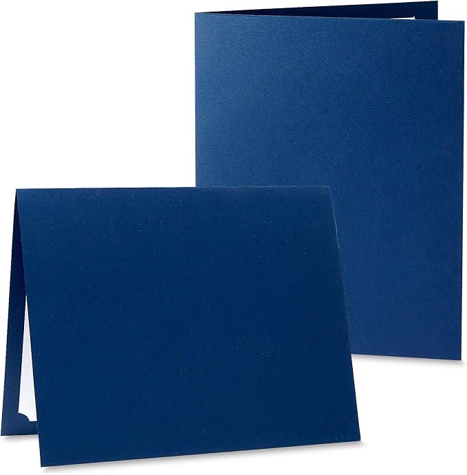Plain Blue Certificate Folders - Image 3