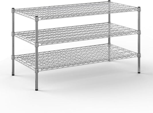 Regal Altair 24" Deep x 48" Wide x 27" Height Wire Shelving Kit | 3-Tier | NSF by Regal+Altair