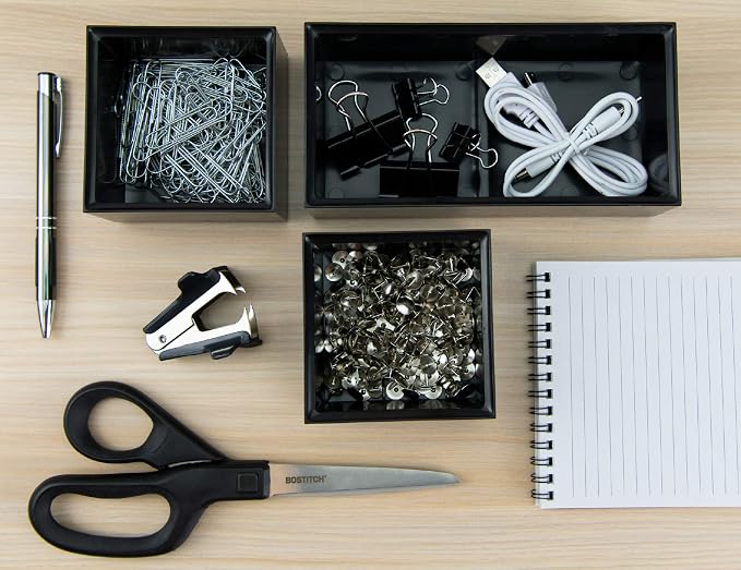 Bostitch Office Konnect Desk Organizer Accessory Tray & Storage Cup Bundle - Image 6