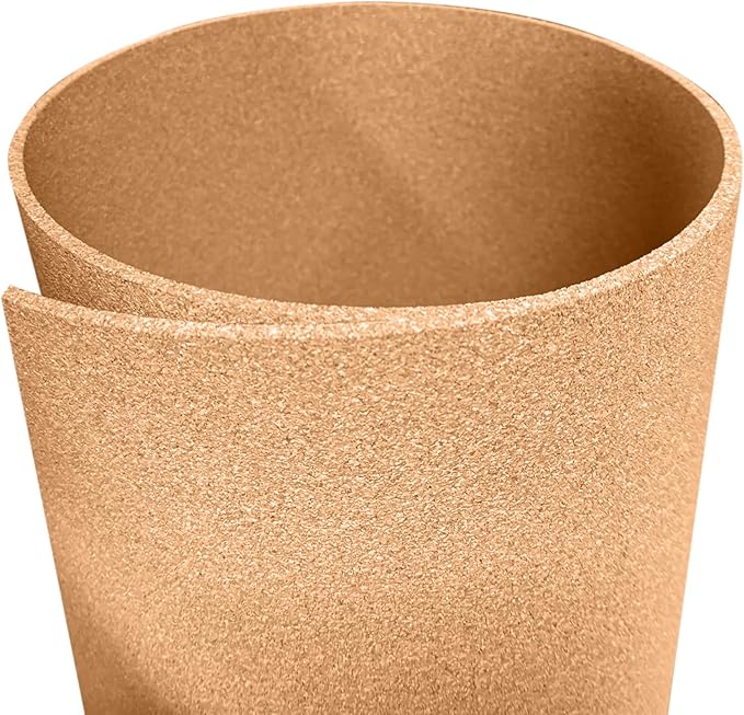 Manton Cork Premium Cork Roll - 3’ x 12’ x 1/4”, 100% Natural Facing Grade Material, Custom Cut Cork for Home, School, and Office Walls & Bulletin Boards-DeskLoop Office