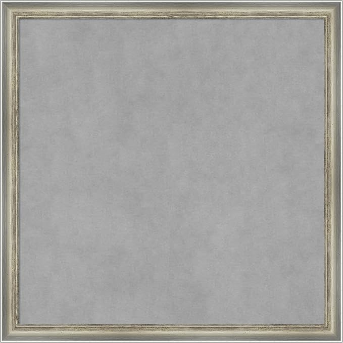 Amanti Art Silver Framed Magnetic Board 22x22 Medium Vision Board by AmantiArt