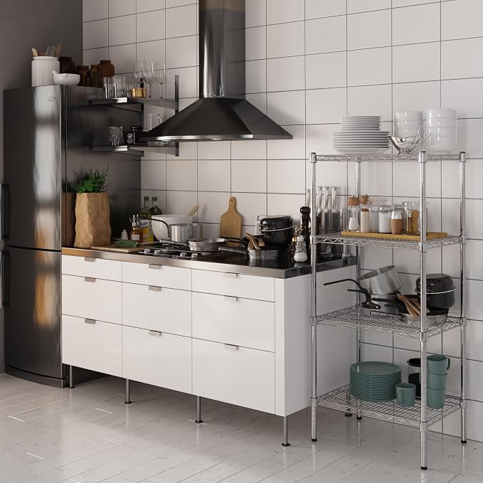 Regal Altair 18" Deep x 24" Wide x 54" Height Wire Shelving Kit | 4-Tier | NSF - Image 2