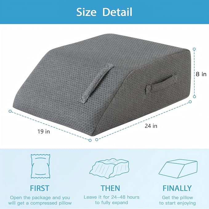 MEGCXIT Leg Pillow Elevation Blood Circulation, Leg Wedge - Image 4