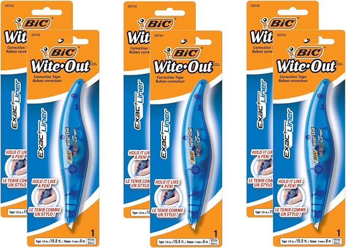 Wite-Out Exact Liner Brand Correction Tape by BIC