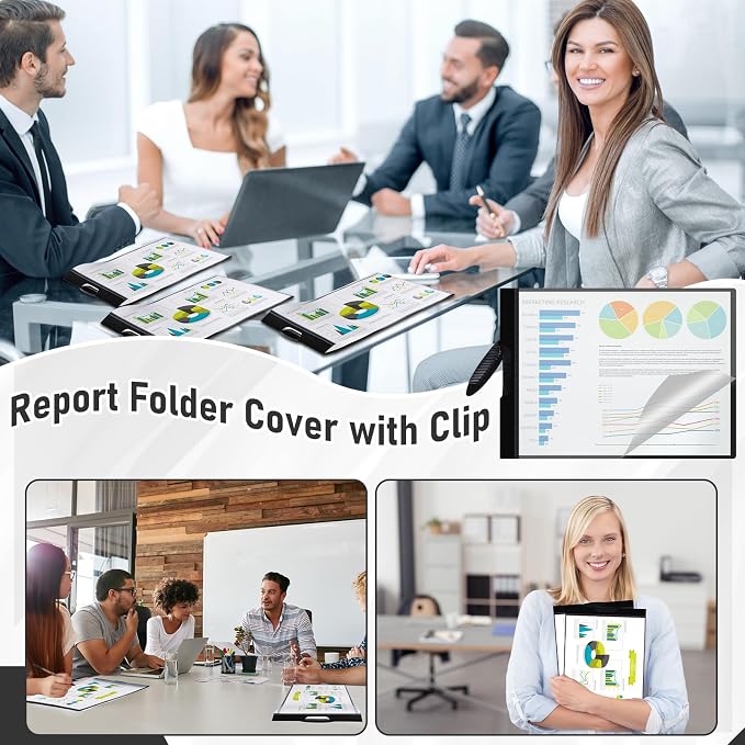 Dunzoom 10 Pack 11 x 17 Inches Clear Report Covers - Image 6
