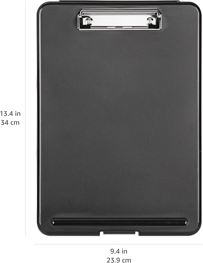 Amazon Basics Sturdy Plastic Storage Clipboard - Image 5