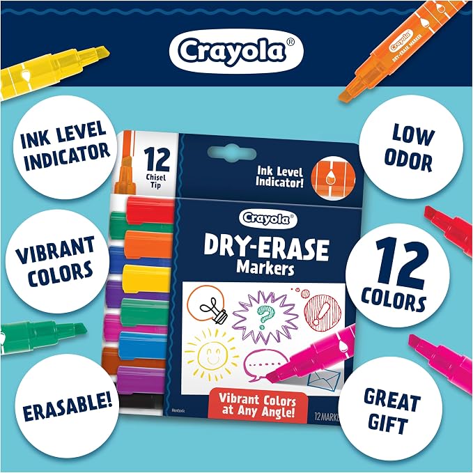Crayola Take Note Dry Erase Markers - Image 9
