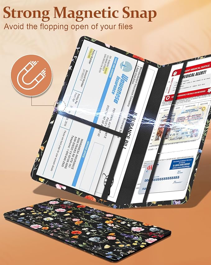Slohif Car Registration and Insurance Holder - Image 4