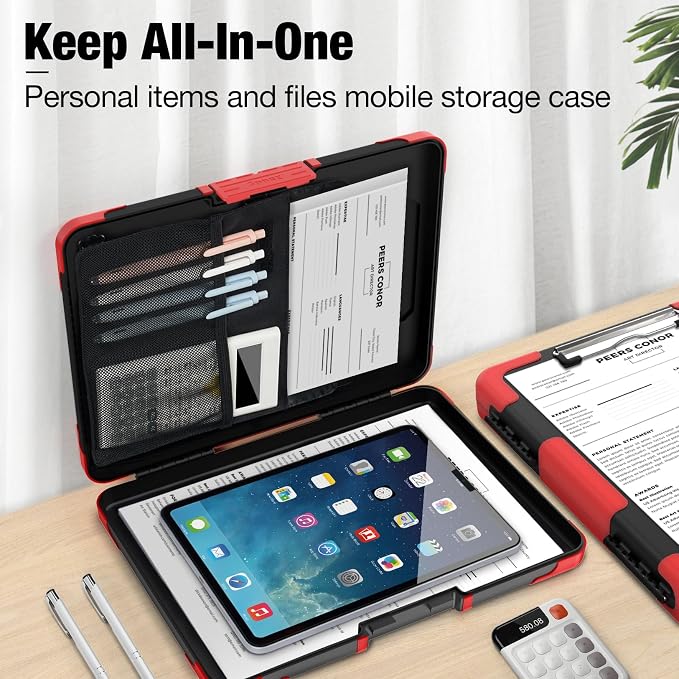 Sooez Toughest Clipboard with Storage, Internal Pen Pouch Included, Letter/ A4 - Image 4