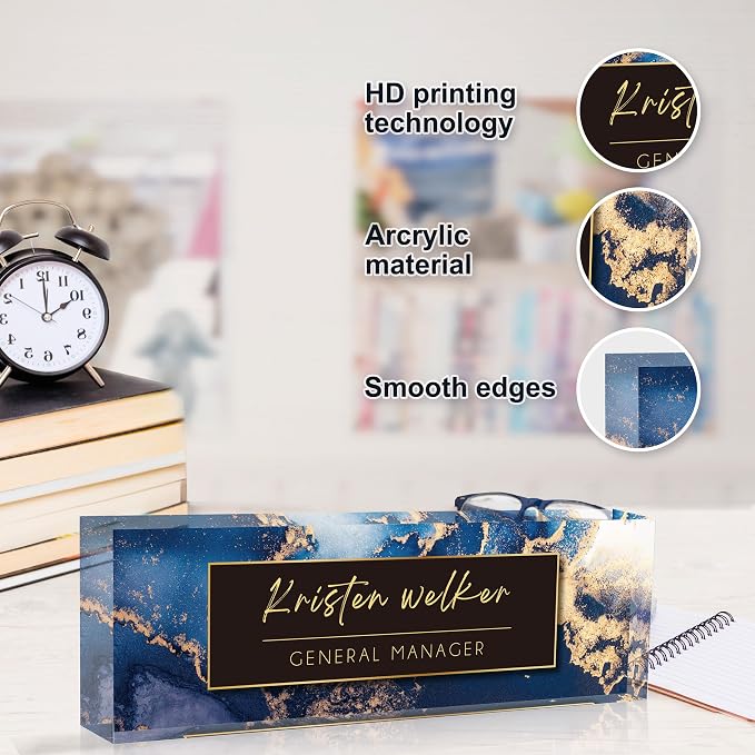 Personalized Office Name Plate, Custom Name Plate - Image 3