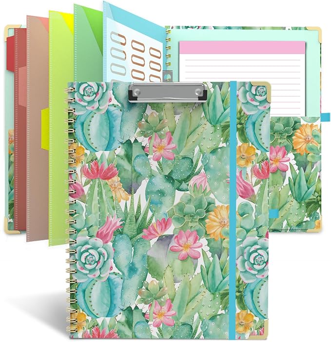 Clipboard Folder with Notepad Refillable Lined by Atarcosm