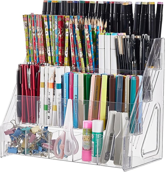 Acrylic Pen Pencil Holder for Desk by Unknown