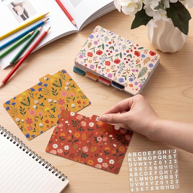 Harloon 50 Pack 4 x 6 Inch Index Card Dividers - Image 5