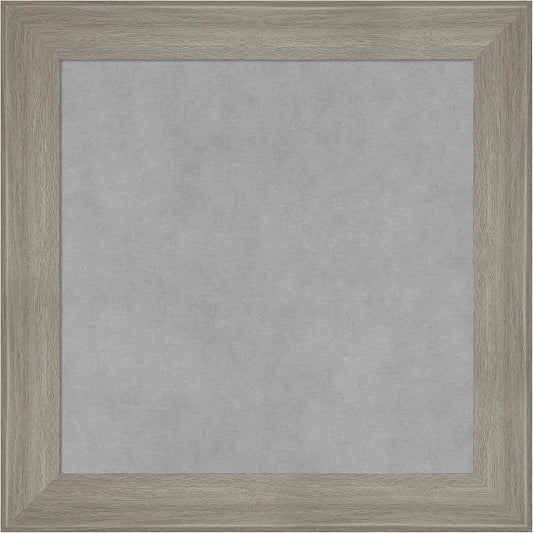 Amanti Art Grey Framed Magnetic Board 20x20 Small Vision Board by AmantiArt
