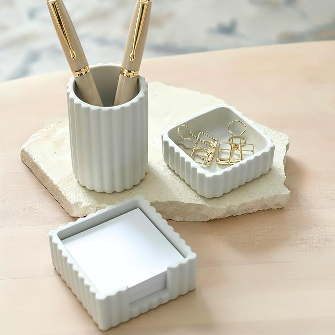 Aesthetic Desk Organizer Set of 3 - Image 9