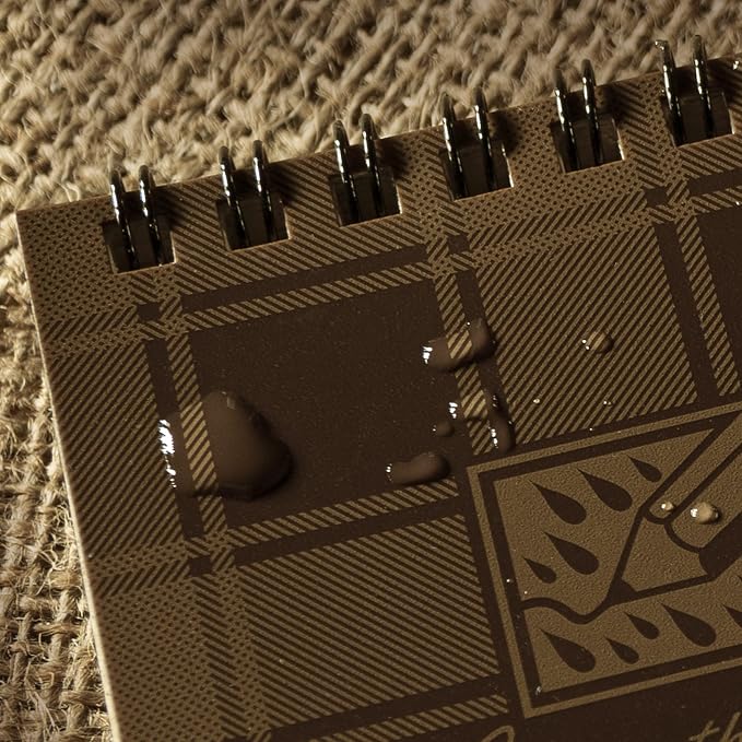 Rite in the Rain Weatherproof Top Spiral Notebook, 3” x 5”, Universal Pattern - Image 3