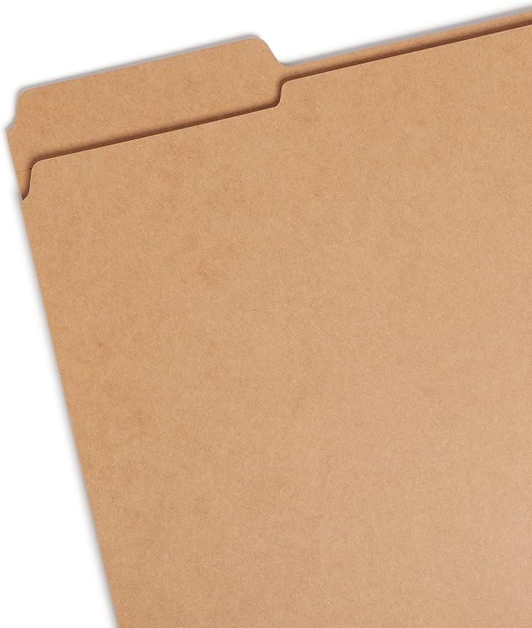 Smead File Folder, Reinforced 1/3-Cut Tab, Letter Size, 100 Per Box - Image 2