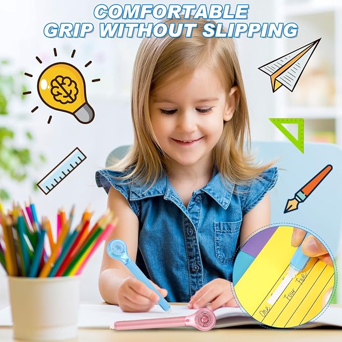 Gersoniel 10 Pack Correction Tape Pen Correctional Ink Tape Push Pull Protective - Image 7