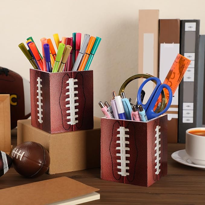 Sherr 2 Pcs Wood Pencil Holder Pen Holder - Image 5